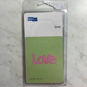 QuicKutz Love Word Die